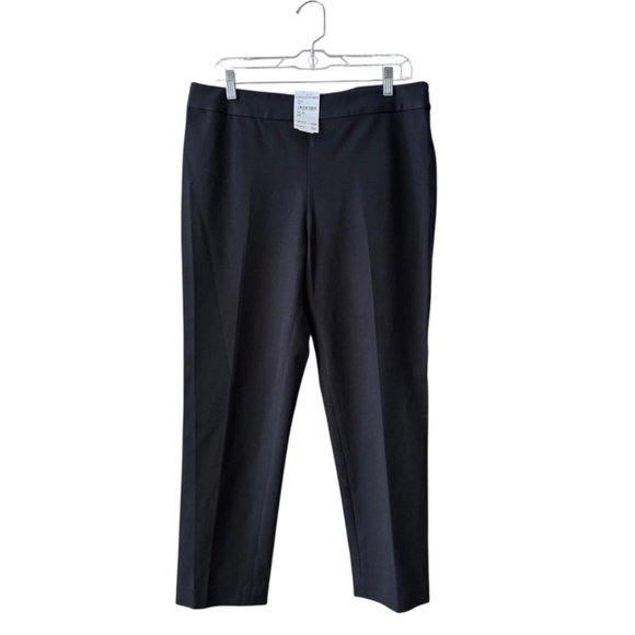 NEW Kate Spade Saturday The Pipeline Pants Size 12 Black Neutral Office Casual - Picture 2 of 10